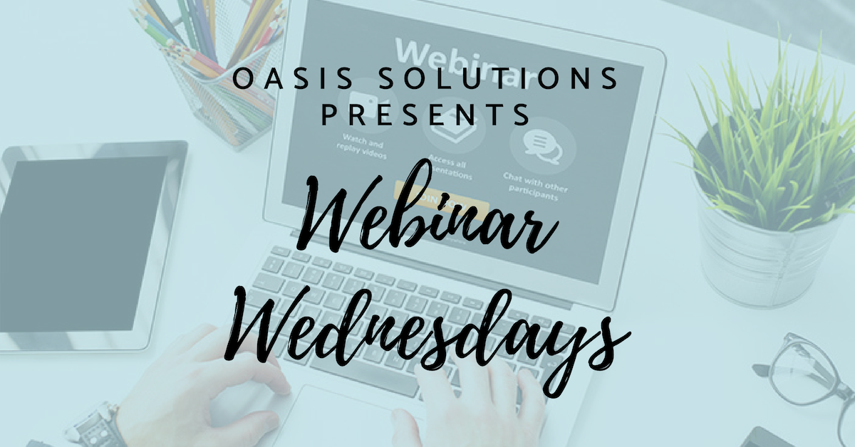 Webinar Wednesdays 2017